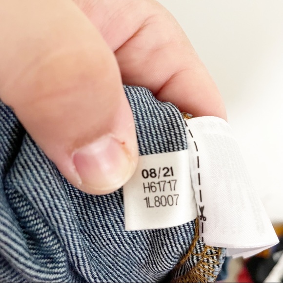 Adidas Ivy Park Wide Leg Denim Snap Up Baggy Pants Jeans Rodeo Collection Sz 2X - Picture 14 of 16